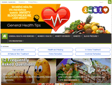 Tablet Screenshot of general-health-tips.com